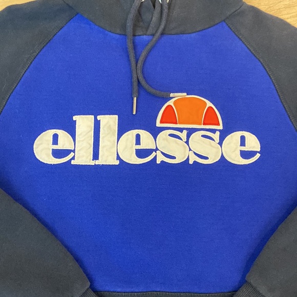 Ellesse Taliamento Hoodie in blue and navy men’s size large L - Picture 2 of 6